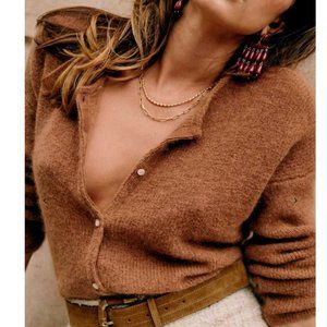 EUC Sezane Gaspard Jumper Camel Size XS